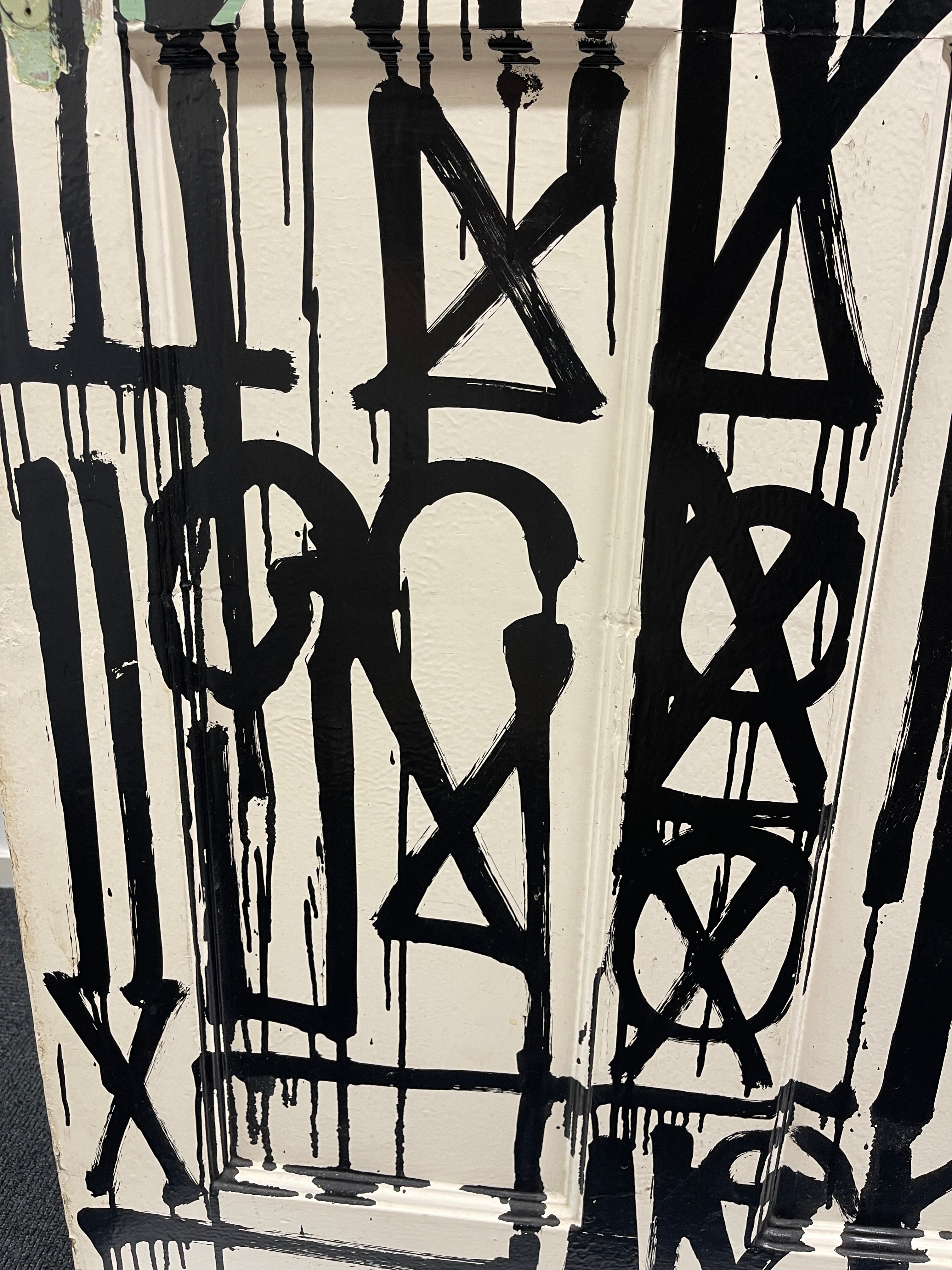 RETNA – Untitled (2012) - Acrylic on found door