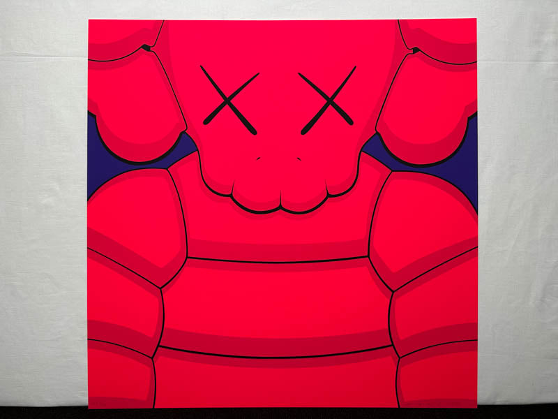 KAWS – What Party (Hellrot) AP