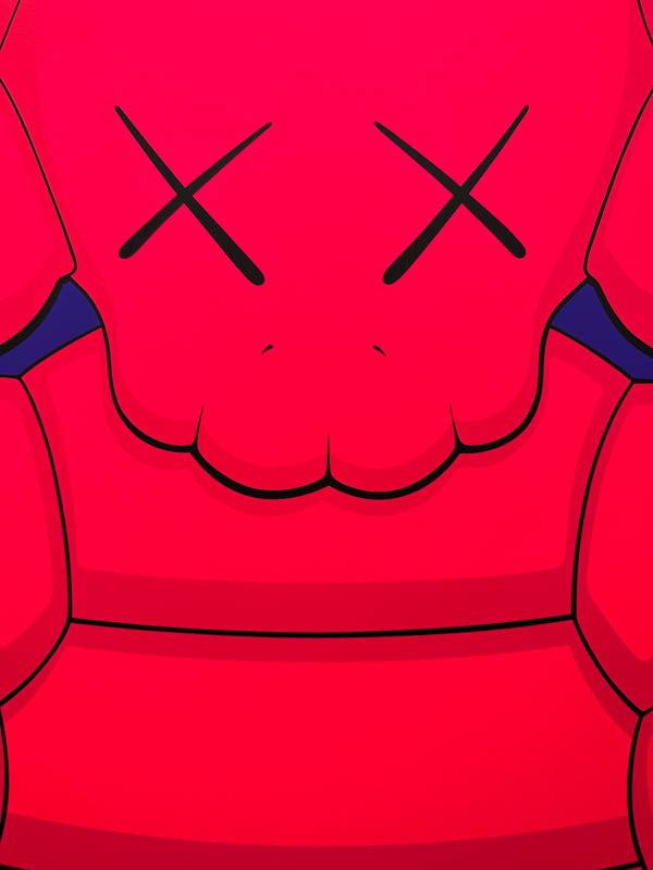 KAWS - What Party (Light Red) AP