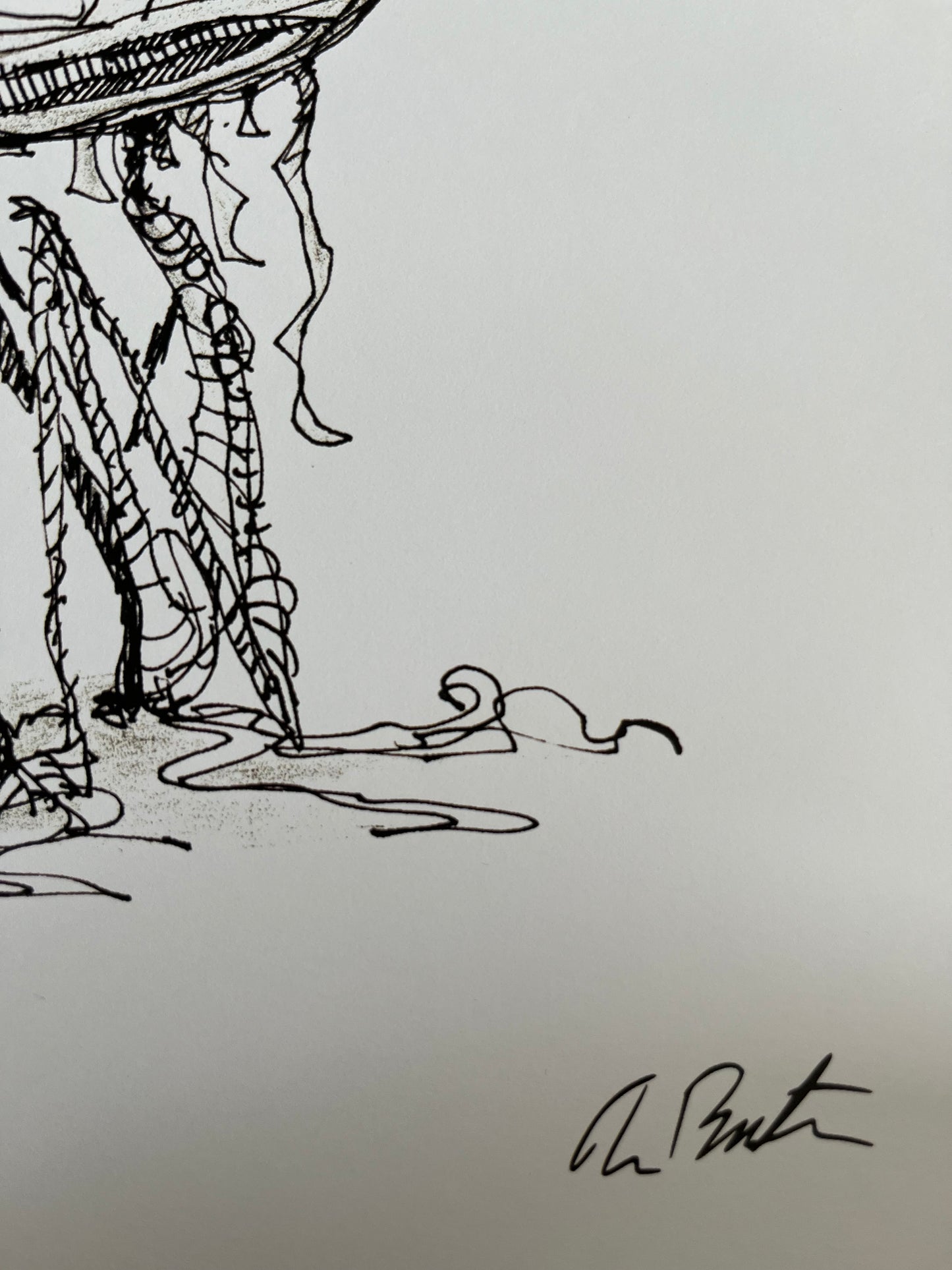 Tim Burton, OysterBoy, print officiel signé