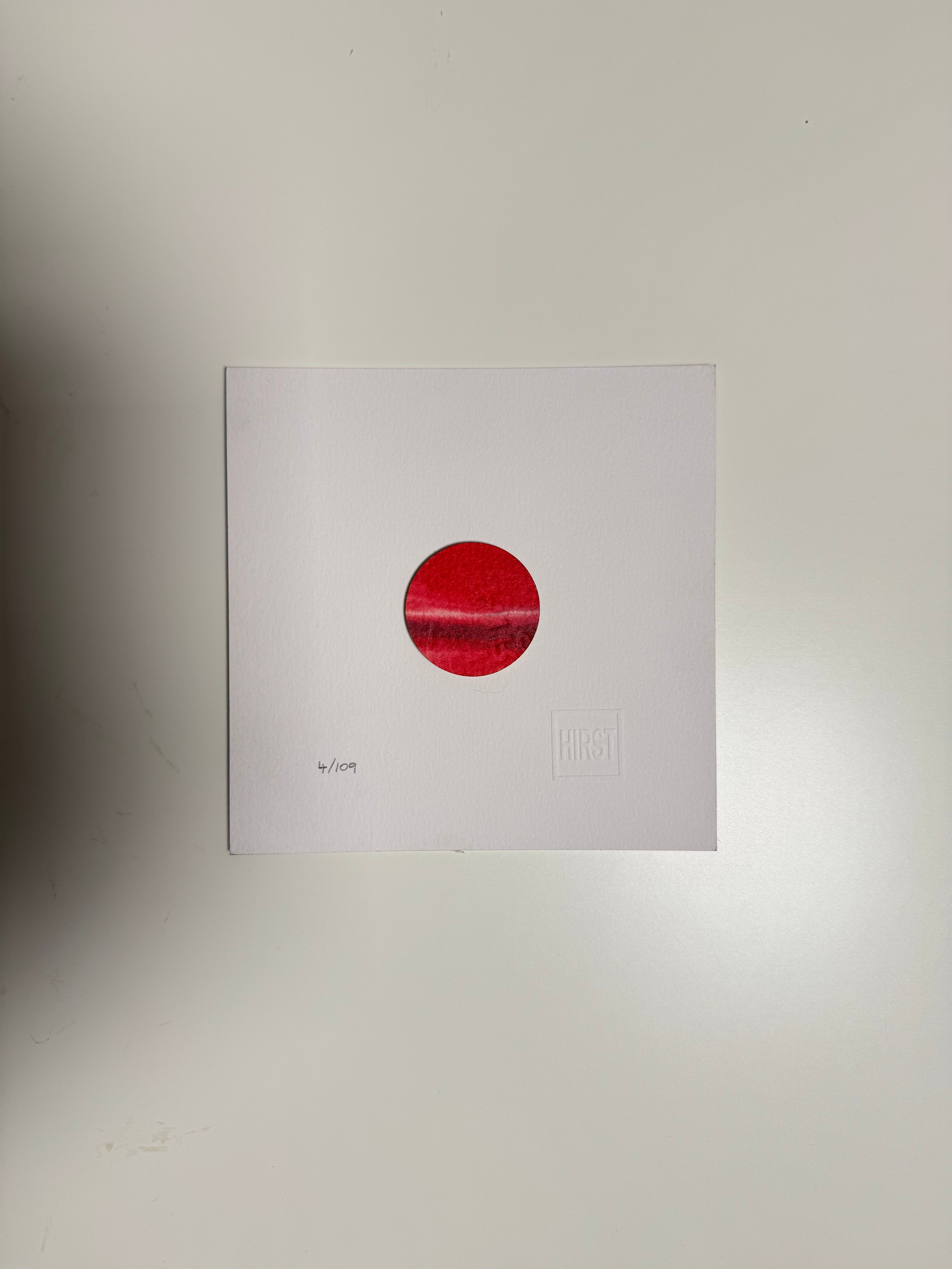 Damien Hirst – Scattered Spots | Fractionalized Original Spin Painting (2009)