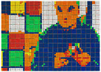 INVADER RUBIKCUBIST - Official Posters - Best offer L.Y.N.A.R.T Store