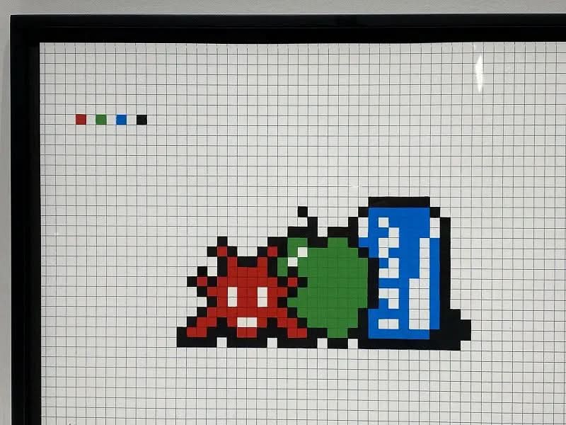 Invader -  Still Life with Pocari Can (2014) L.Y.N.A.R.T Store