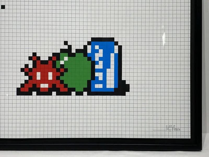 Invader -  Still Life with Pocari Can (2014) L.Y.N.A.R.T Store