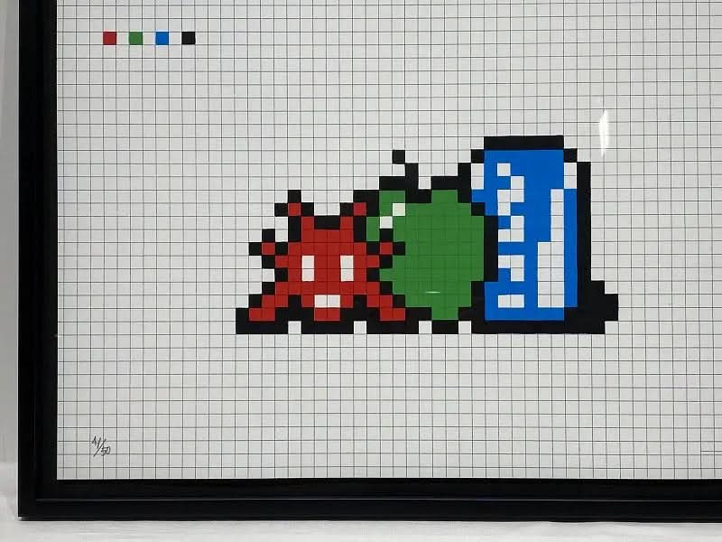 Invader -  Still Life with Pocari Can (2014) L.Y.N.A.R.T Store