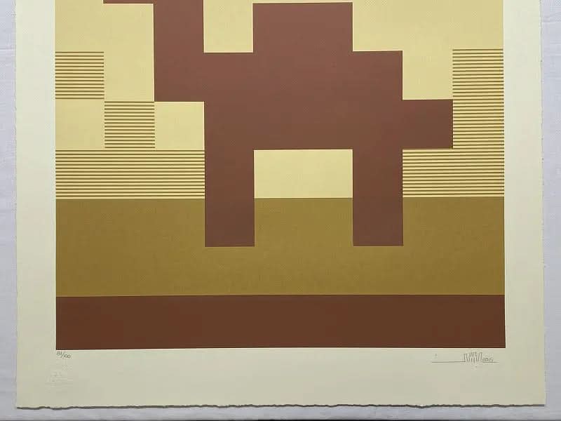 Invader – CAMEL (2015) – Sérigraphie signée, édition limitée à 100 exemplaires LYNART STORE