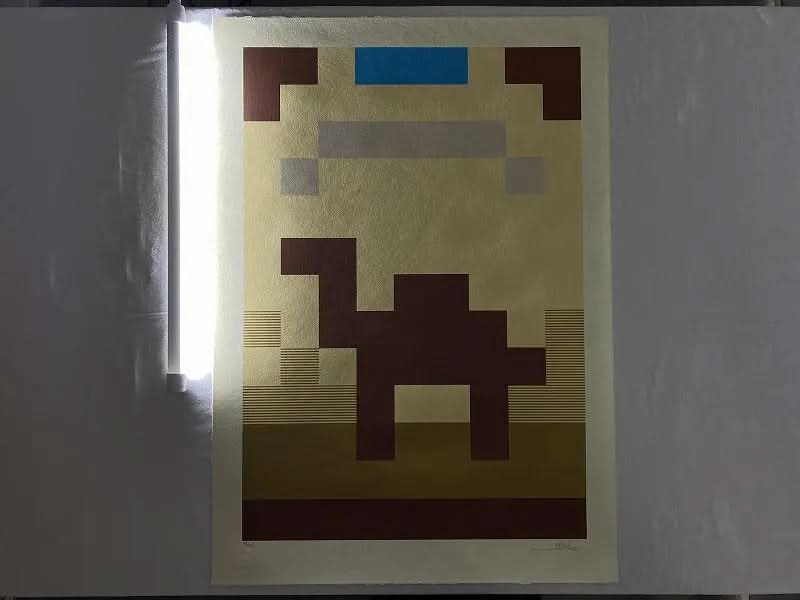 Invader – CAMEL (2015) – Sérigraphie signée, édition limitée à 100 exemplaires LYNART STORE