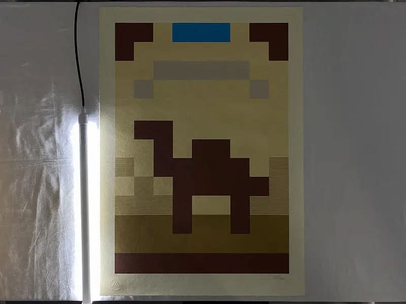 Invader – CAMEL (2015) – Sérigraphie signée, édition limitée à 100 exemplaires LYNART STORE