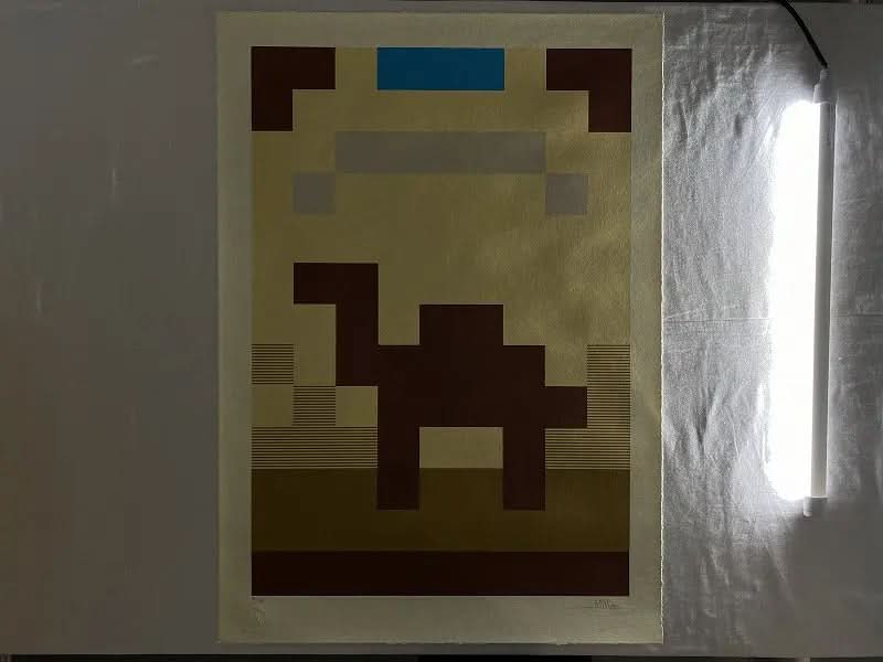 Invader – CAMEL (2015) – Sérigraphie signée, édition limitée à 100 exemplaires LYNART STORE