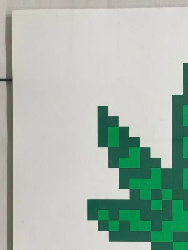 Invader – HOLLYWEED (Brown Pot) (2018) – Sérigraphie signée (édition limitée à 100 exemplaires) LYNART STORE