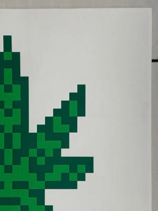 Invader – HOLLYWEED (Brown Pot) (2018) – Sérigraphie signée (édition limitée à 100 exemplaires) LYNART STORE