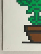 Invader – HOLLYWEED (Brown Pot) (2018) – Sérigraphie signée (édition limitée à 100 exemplaires) LYNART STORE