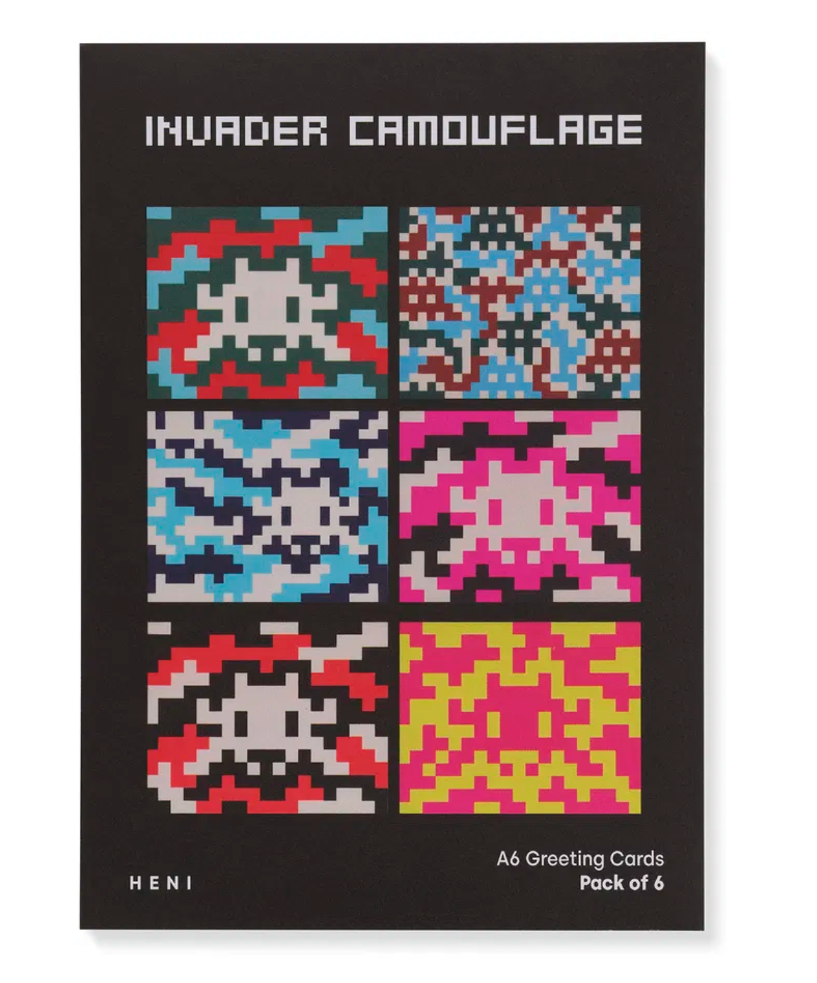 Invader, Camo Greeting Cards LYNART STORE