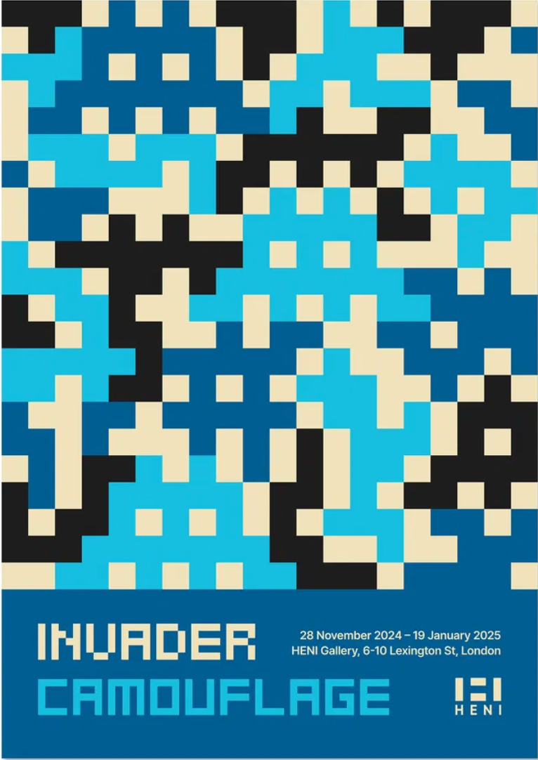 Invader, Camo Poster 1 LYNART STORE