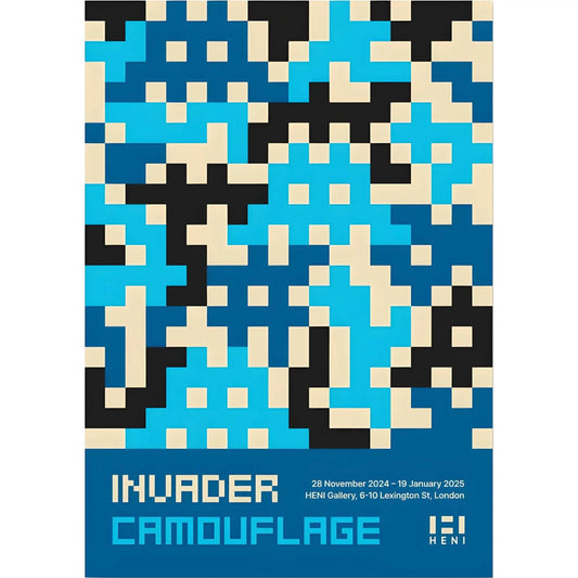 Invader, Camo Poster 1 LYNART STORE