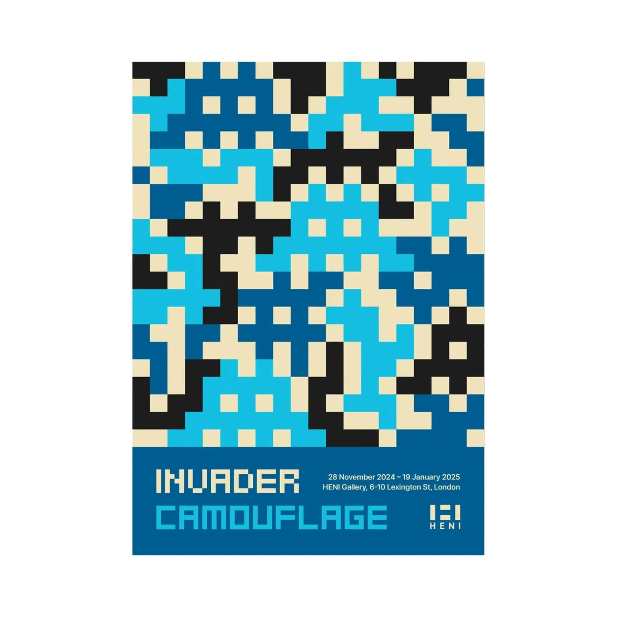 Invader, Camo Poster 1 LYNART STORE