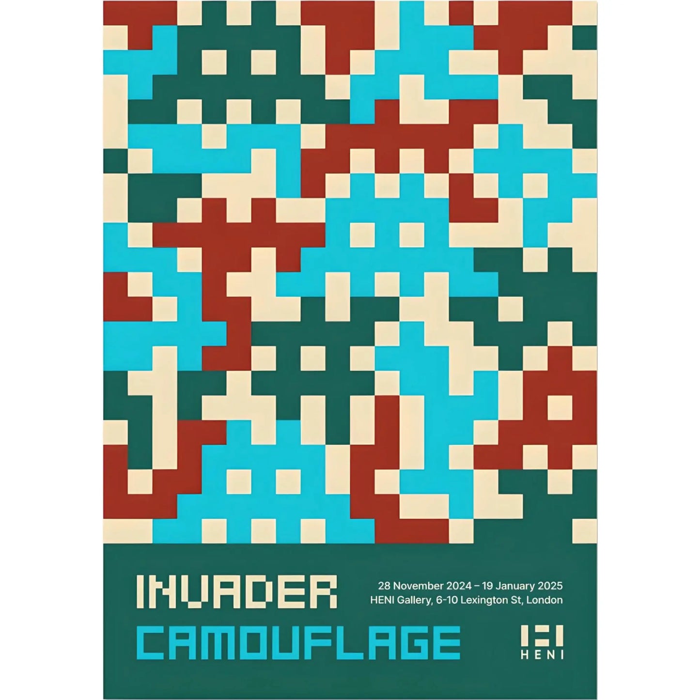 Invader, Camo Poster 2 LYNART STORE