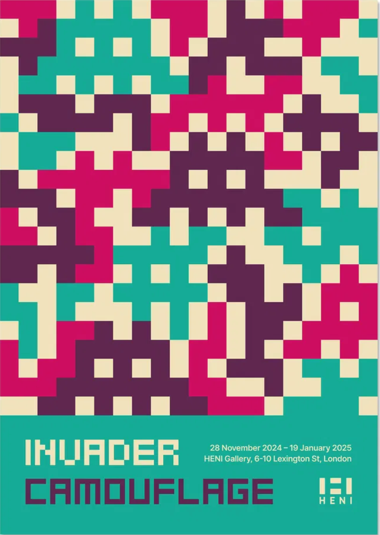 Invader, Camo Poster 3 LYNART STORE