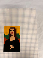 Invader, Low Res Mona Lisa (2014) LYNART STORE