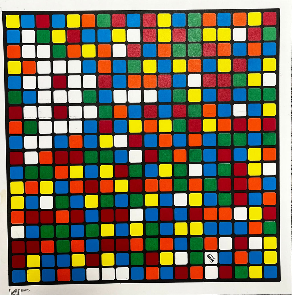 Invader, Rubik Albino (2006) LYNART STORE