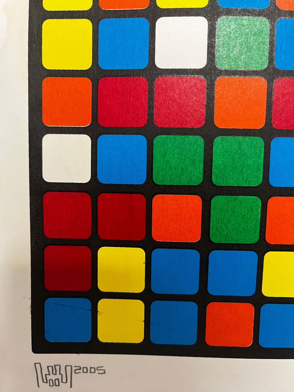 Invader, Rubik Albino (2006) LYNART STORE