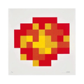 Invader, Wipeout (C.P.E. 41), 2015 - Color screenprint on vellum paper with full margins