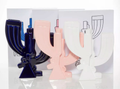 TODD JAMES, Set of three Peace Patrol Garden Guns : RoyalBlue,WhiteGlazed and PinkGlazed (2017) L.Y.N.A.R.T Store