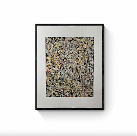 Jackson Pollock, White Light 1954 , Official Offset Lithograph LYNART STORE