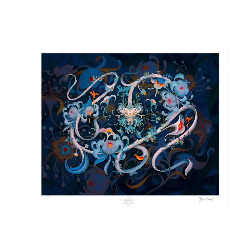 James Jean - Year of the Dragon - Silkscreen on Hahnemühle Rag 310 gsm paper