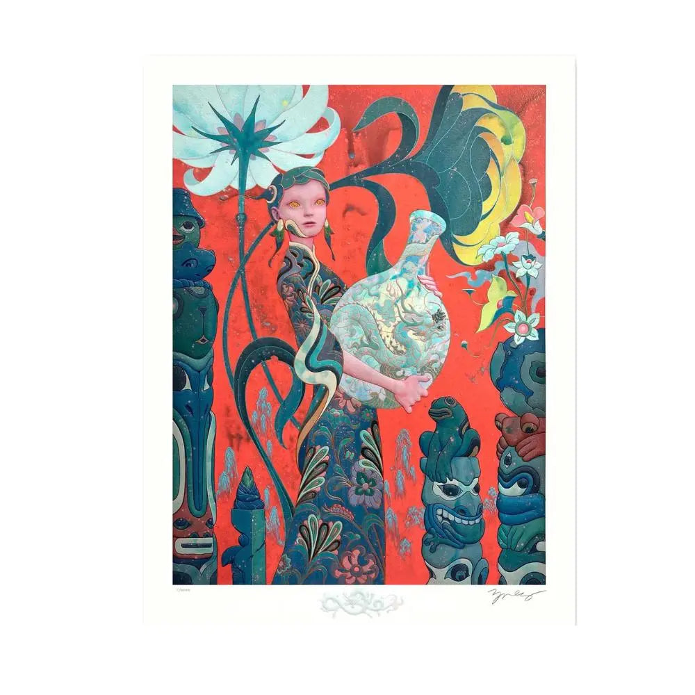 James Jean, Dragon II, Lithographie LYNART STORE