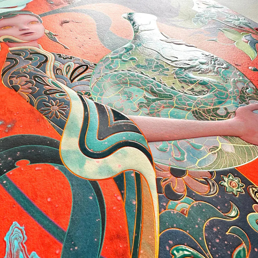 James Jean, Dragon II, Lithographie LYNART STORE