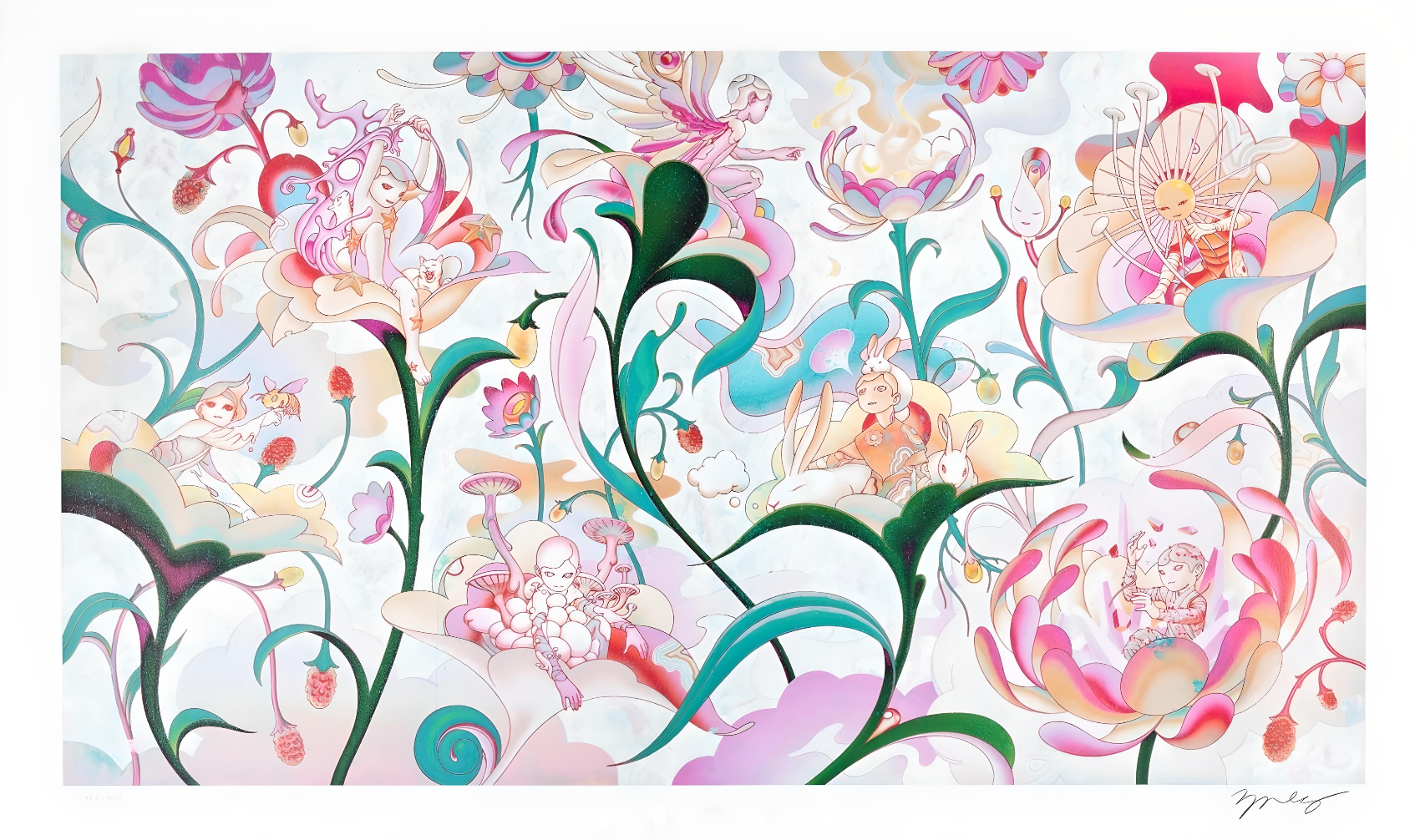 James Jean, Garden (BTS Seven Phases), 2021 LYNART STORE