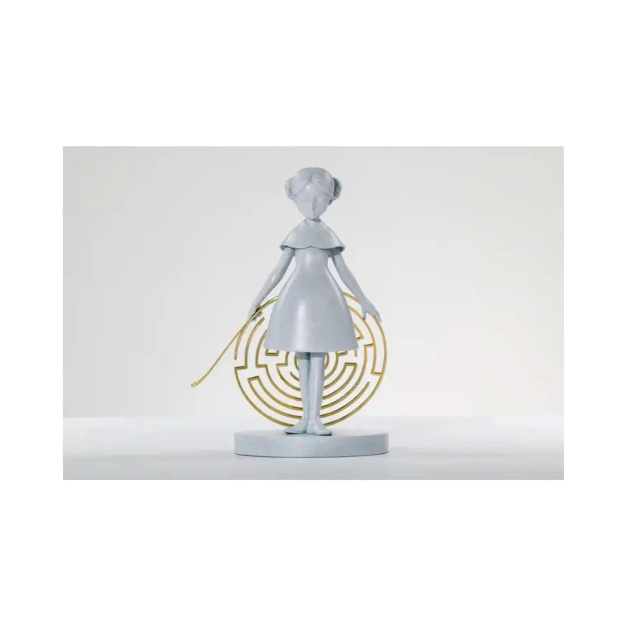 James Jean, Maze, 2020 - Bronze and gold-plated maze sculpture with original box