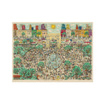 James Rizzi, Washington ain't no Square Park, 1989 - 3D colour silkscreen on thin card
