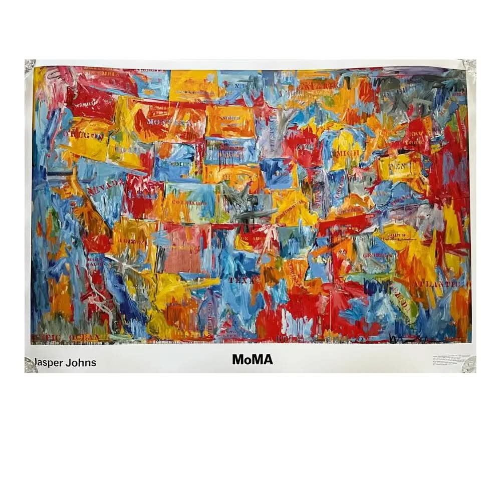 Jasper Johns  Offset Print - offset lithograph