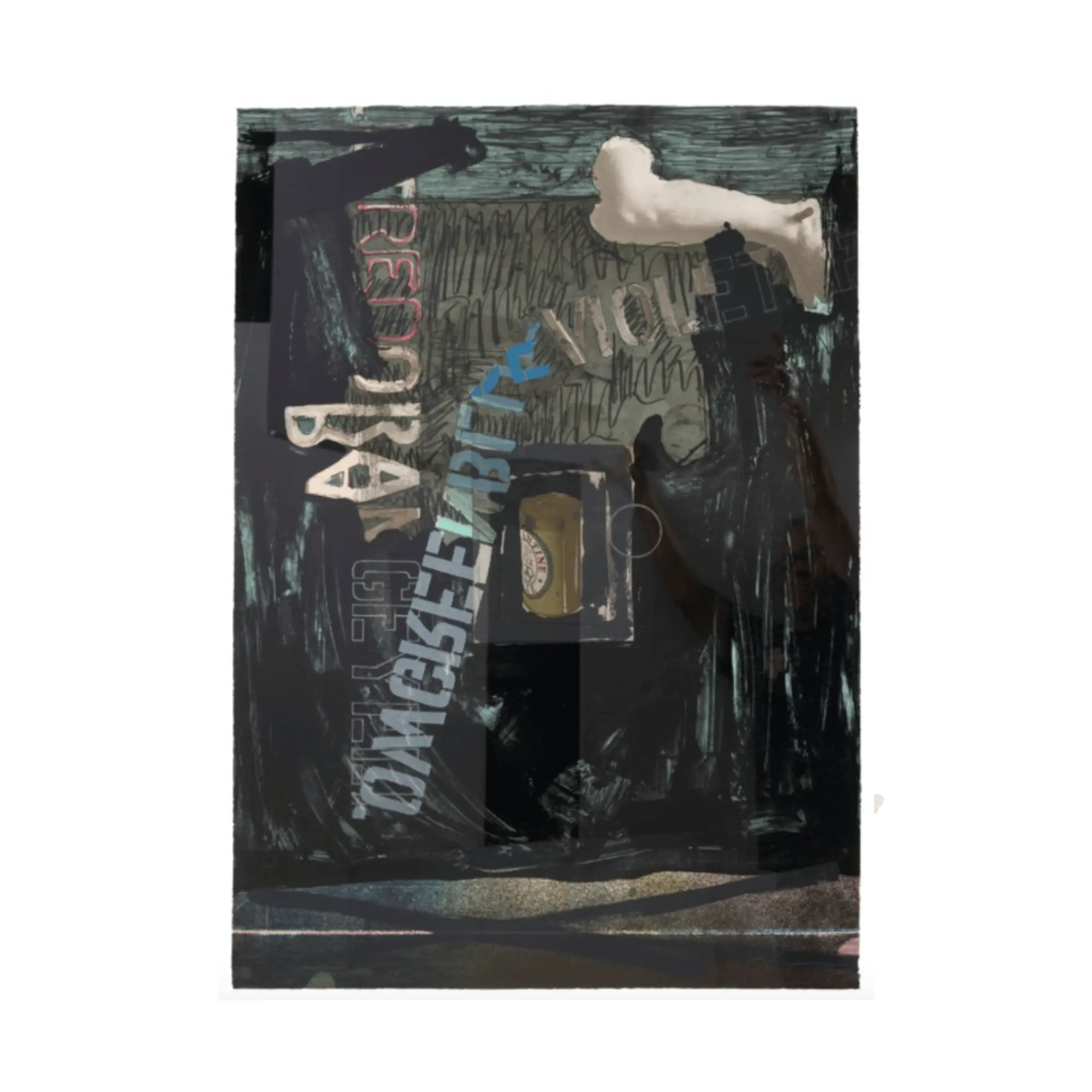 Jasper Johns, Decoy II (1973) - Lithograph in colors