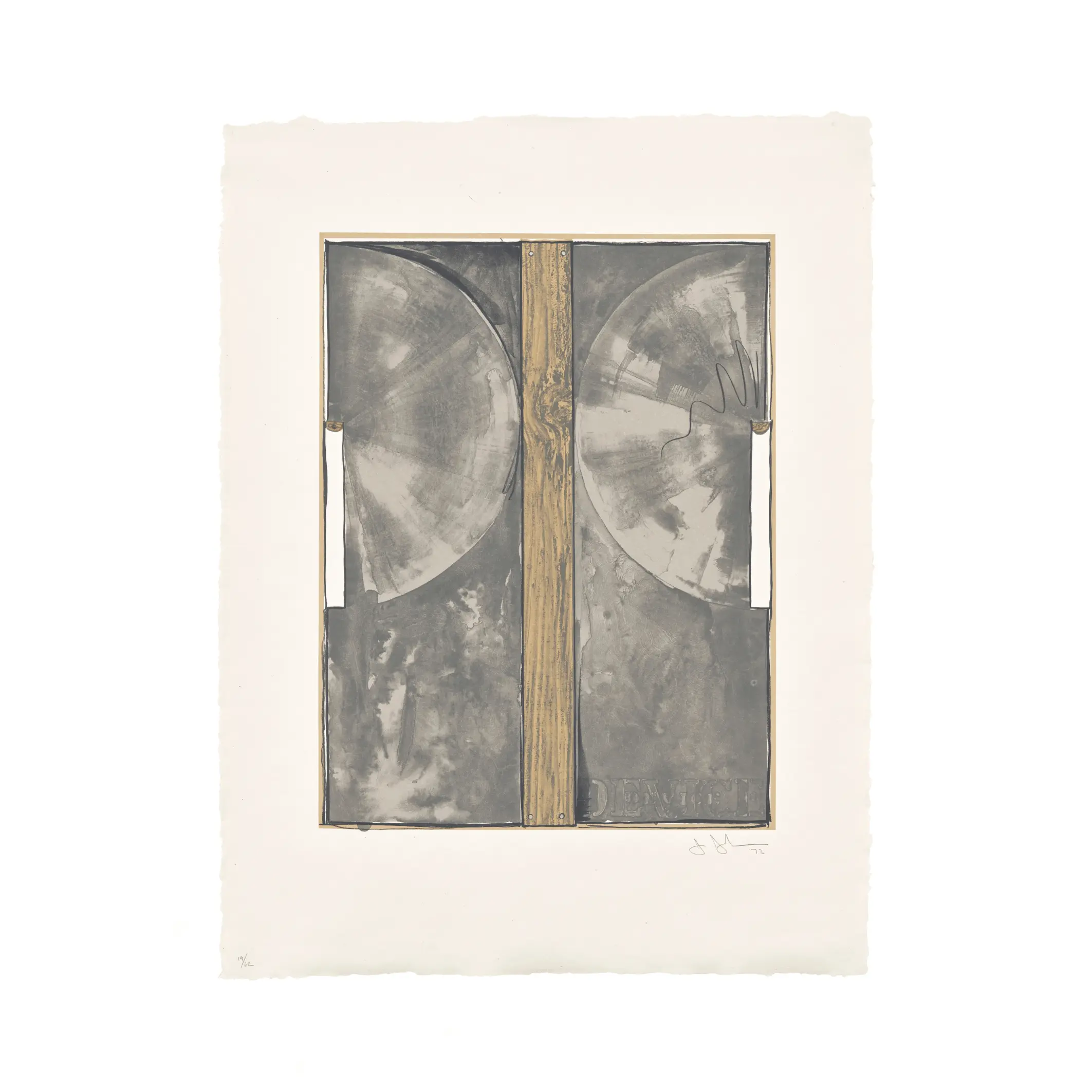 Jasper Johns, Device (G. 345, U.L.A.E. 107) - Lithograph