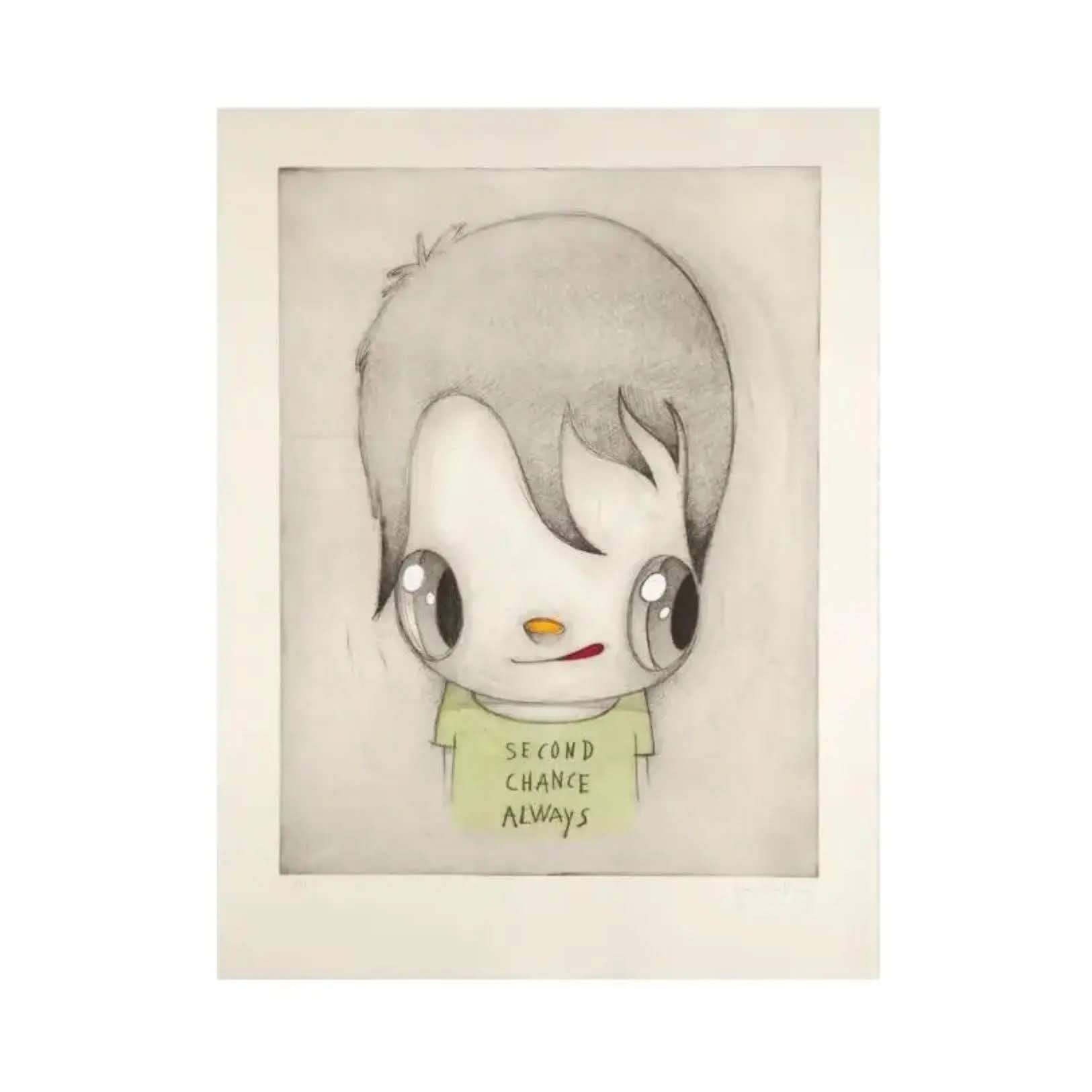 Javier Calleja - Second Chance Always (Hand Finished) - Screen printing on Arches Velin
