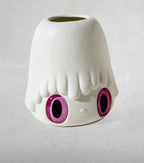Javier Calleja, Set of 2 Pot PopTop - Planter-Blue Eyes & Vase - Pink Eyes (2021) L.Y.N.A.R.T Store