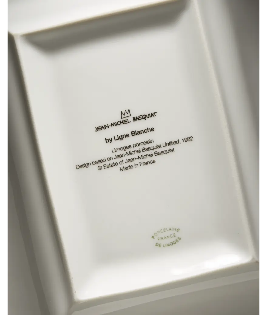 Jean-Michel Basquiat Porcelain Tray – "Untitled" (1982) LYNART STORE