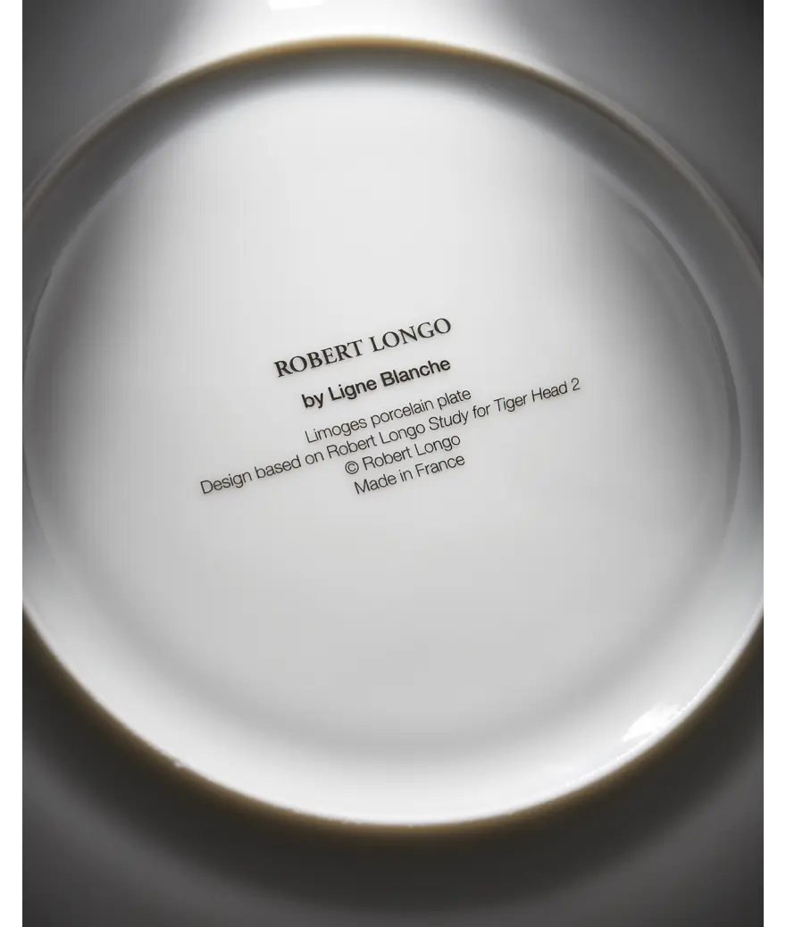 Robert Longo Porcelain Plate – "Tiger" LYNART STORE