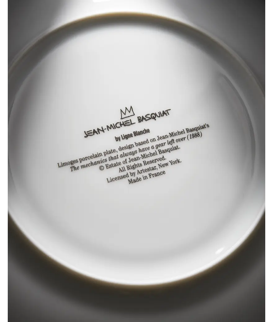 Jean-Michel Basquiat Porcelain Plate – "Venta" LYNART STORE