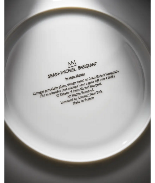 Jean-Michel Basquiat Porcelain Plate – "Venta" LYNART STORE