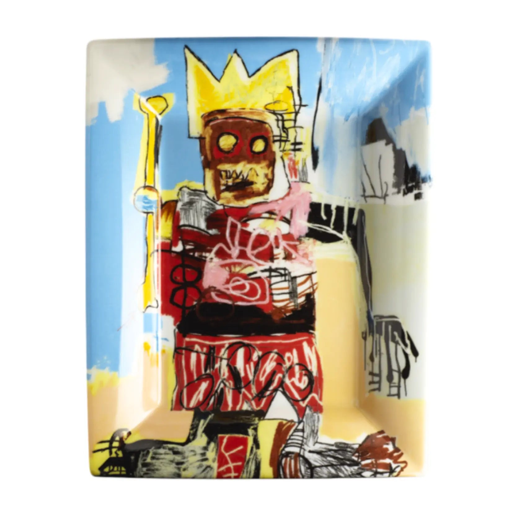 Jean-Michel Basquiat Porcelain Tray – "Untitled" (1982) - porcelain plate