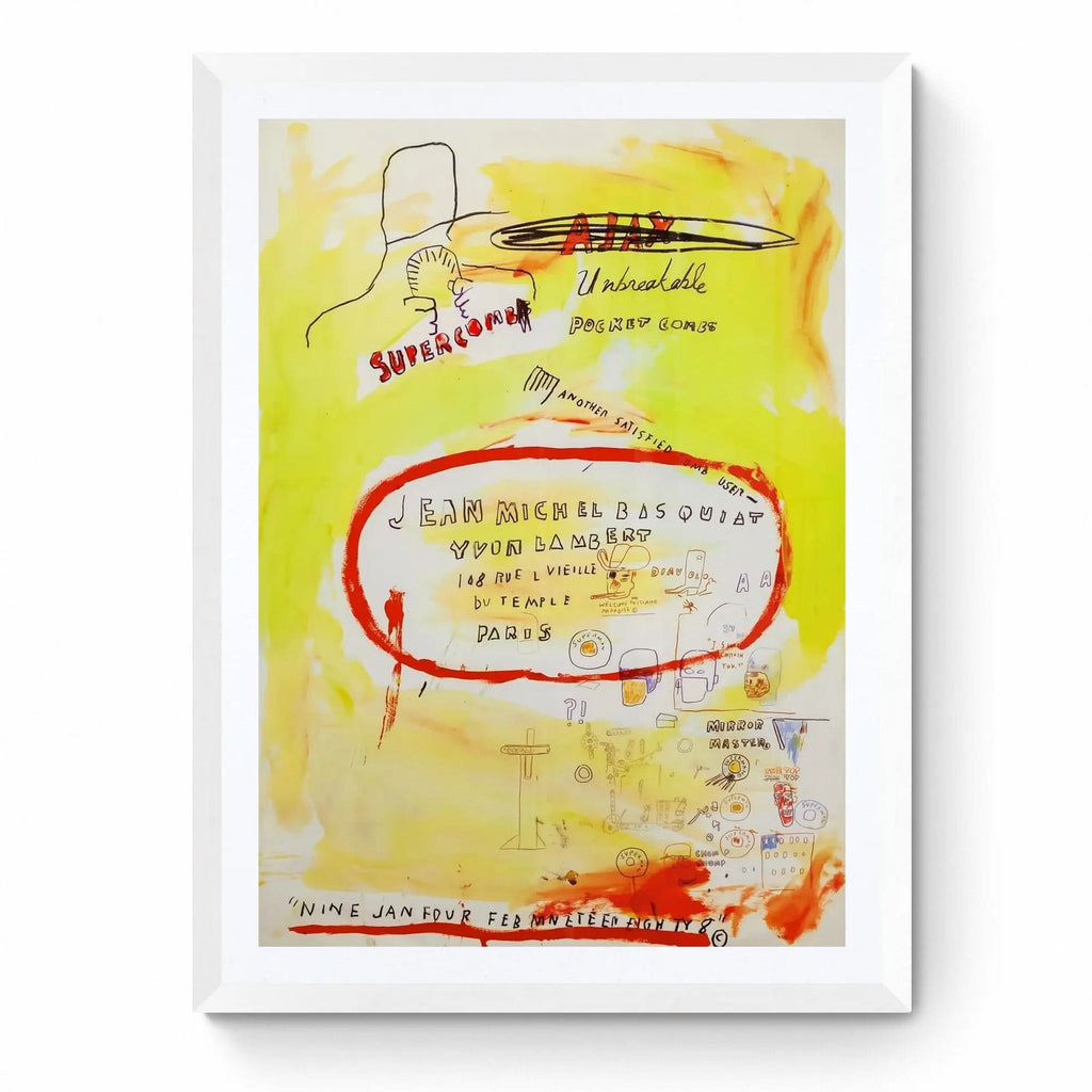 Jean Michel Basquiat - Supercomb 2021 - Offset lithograph on paper