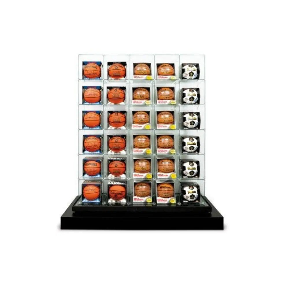 Jeff Koons, Encased – Five Rows (1983–1993) - Mixed media sculpture