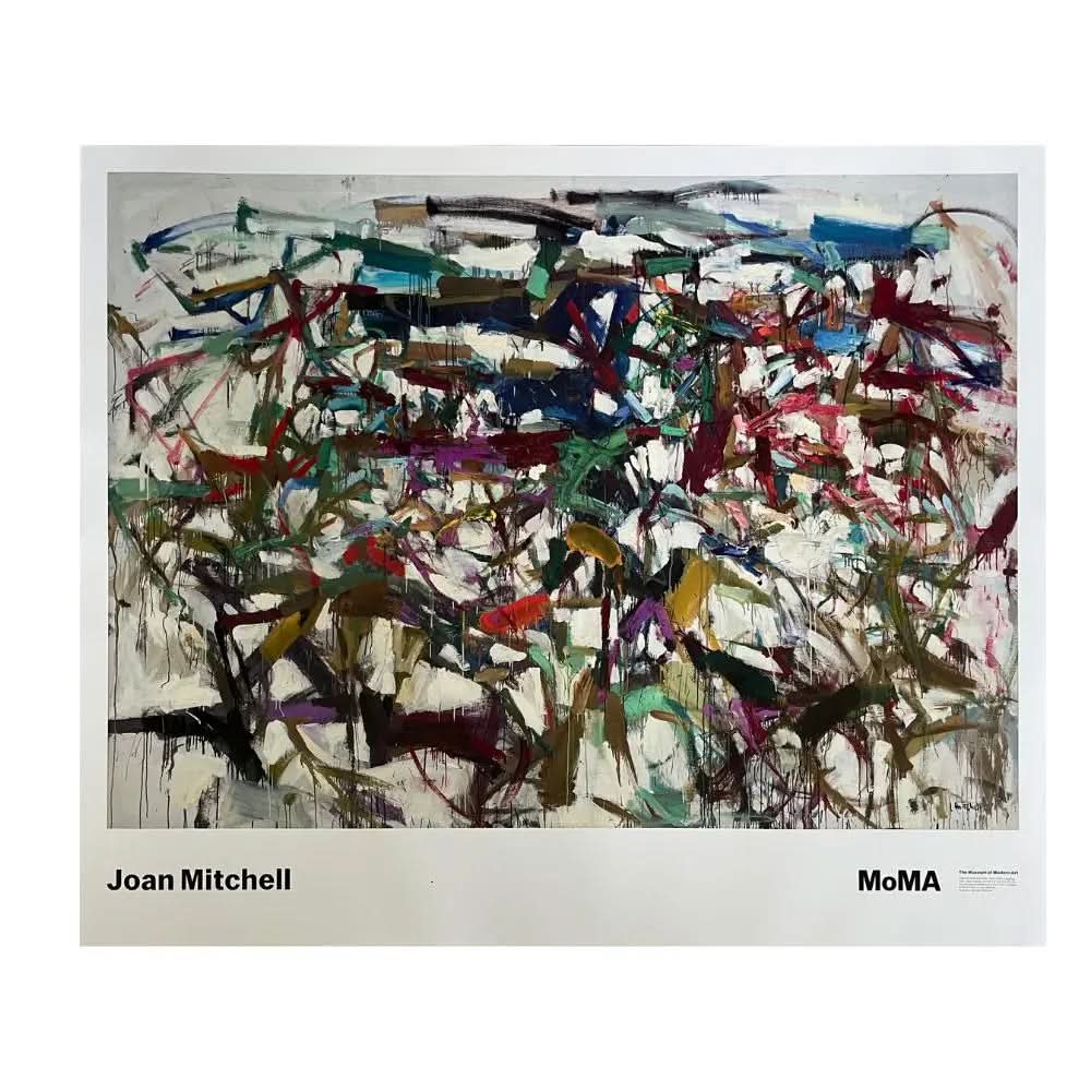 Joan Mitchell Offset Print - offset lithograph