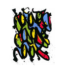 JonOne - Kids Getaway, 2021 - 5-color screenprint on 270gsm Vélin d’Arches paper