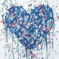JonOne - Royal Heart - Lithograph on cotton paper