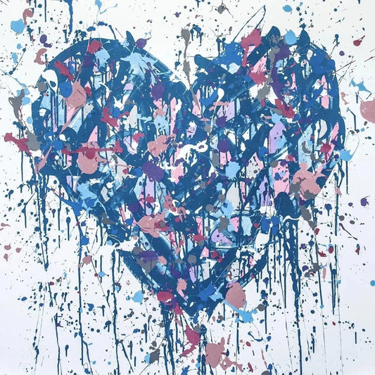 JonOne - Royal Heart Lithographie LYNART STORE